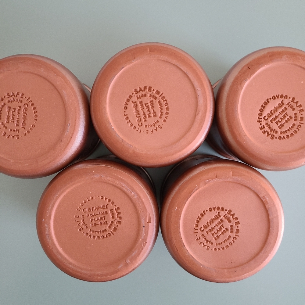 La Fermiere JOYEUSES FÊTES Terracotta Yogurt Pots - Picture 3 of 6